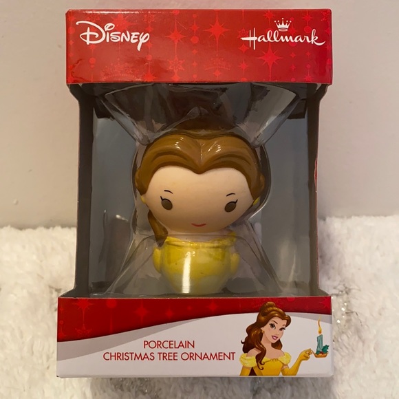 Disney BELLE Christmas Porcelain Ornament - Picture 1 of 3